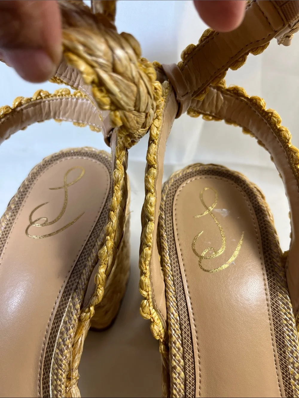 Sam Edelman textured straw